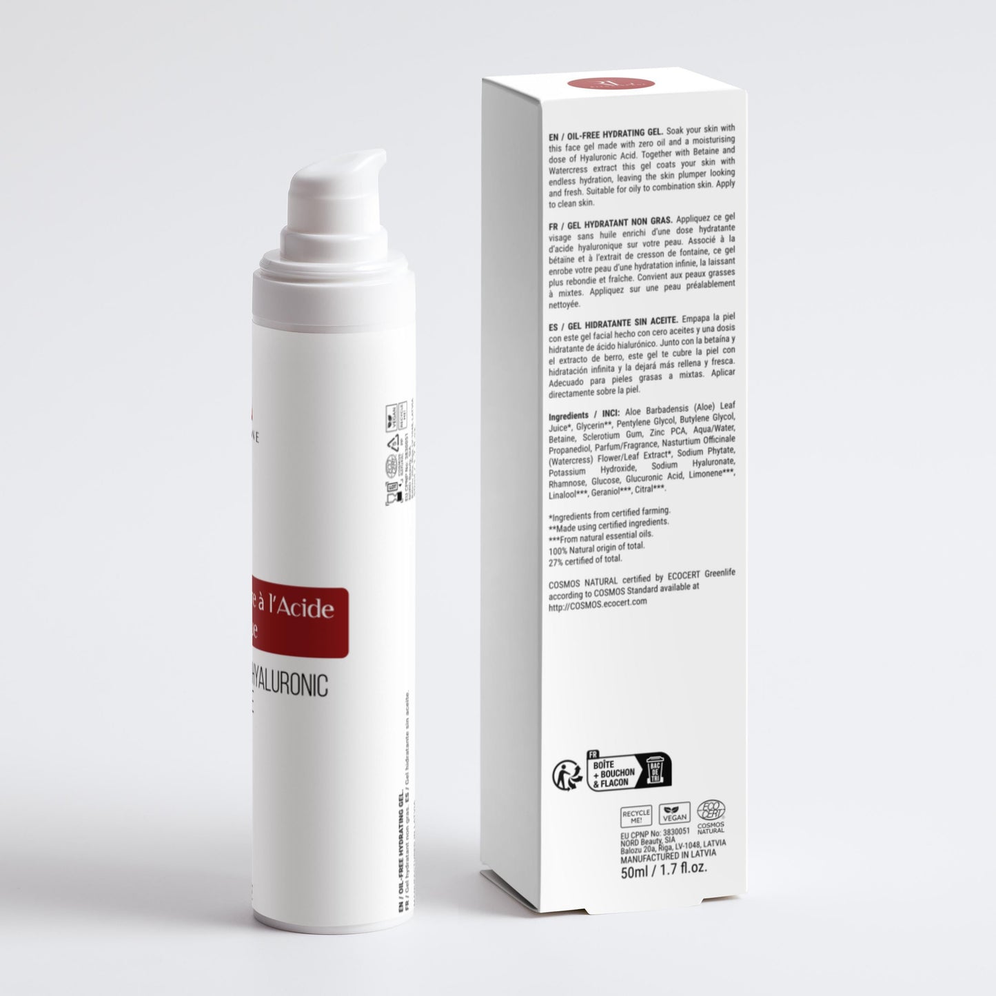 Pure Hydration Gel – Hyaluronic and Oil-Free